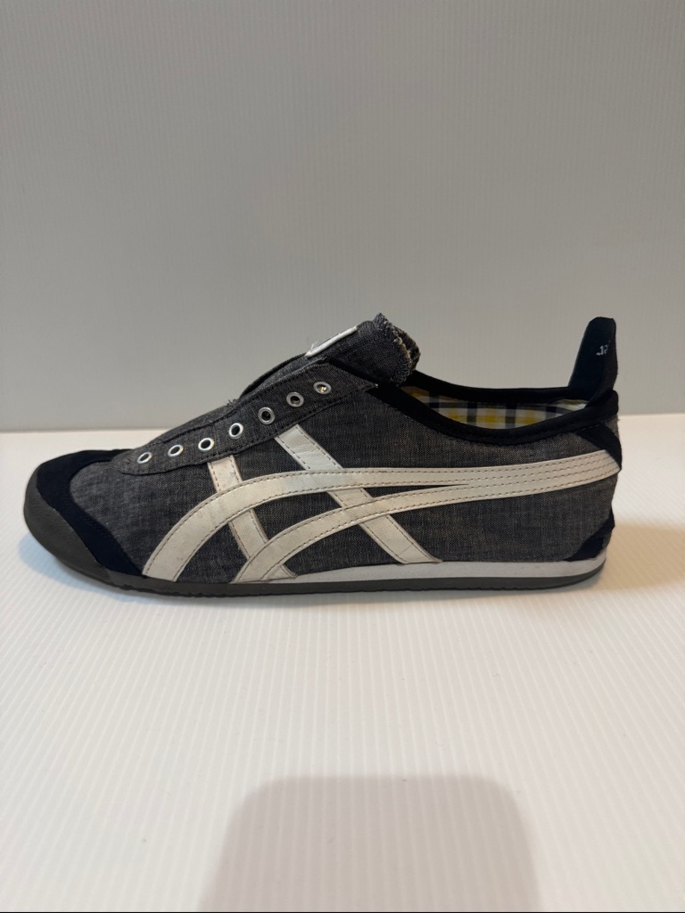 Onitsuka Tiger by Asics Grey and White Low-Profile Sneaker